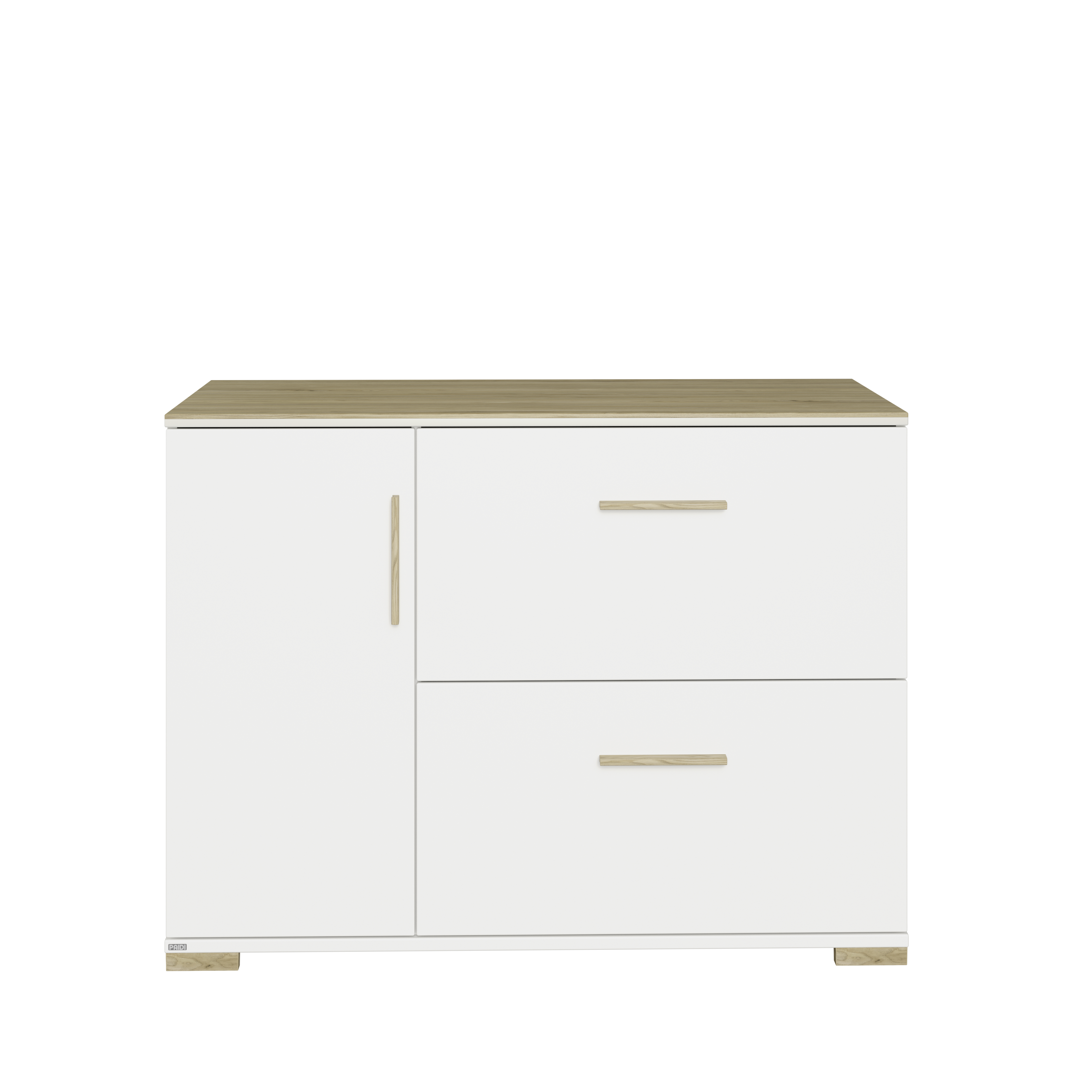 Paidi Commode Enie 1-Deur - 2 Lades Offwhite-Oak