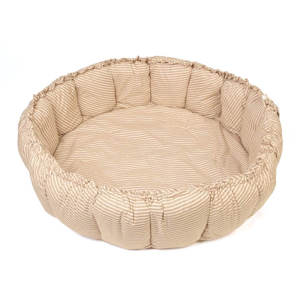 Play & Go Babymat Coco-Bloom Organic Cotton Stripes Brown 130 cm