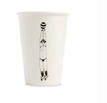 Helen B Beker XL I 320ml - Porselein - 9x12 cm