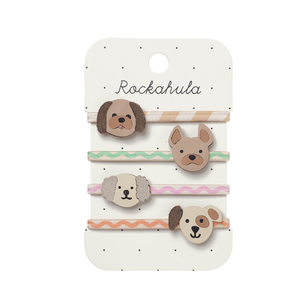 Rockahula Haarelastiek Pippy Puppy and Friends - 4 stuks