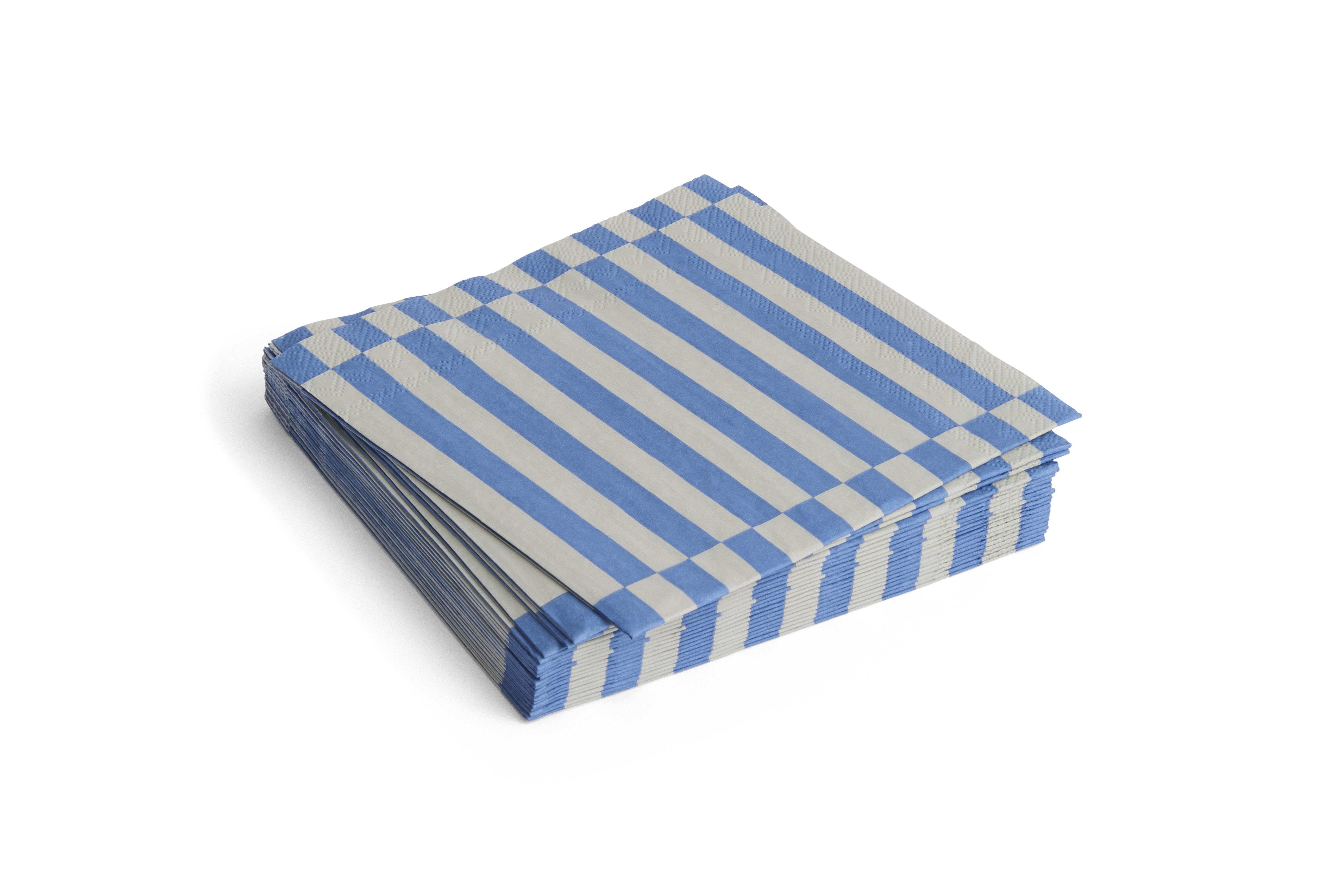HAY Lunchservetten Blauw Gestreept 33x33 cm - 20 stuks