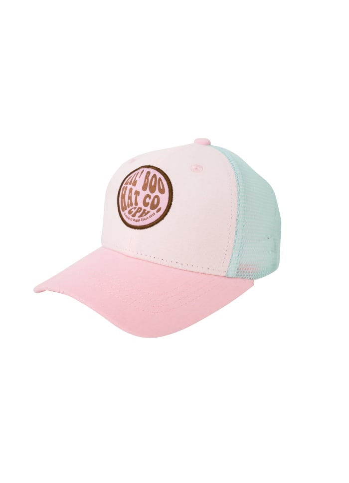 Lil'Boo Pet Trucker Pink-Turquoise