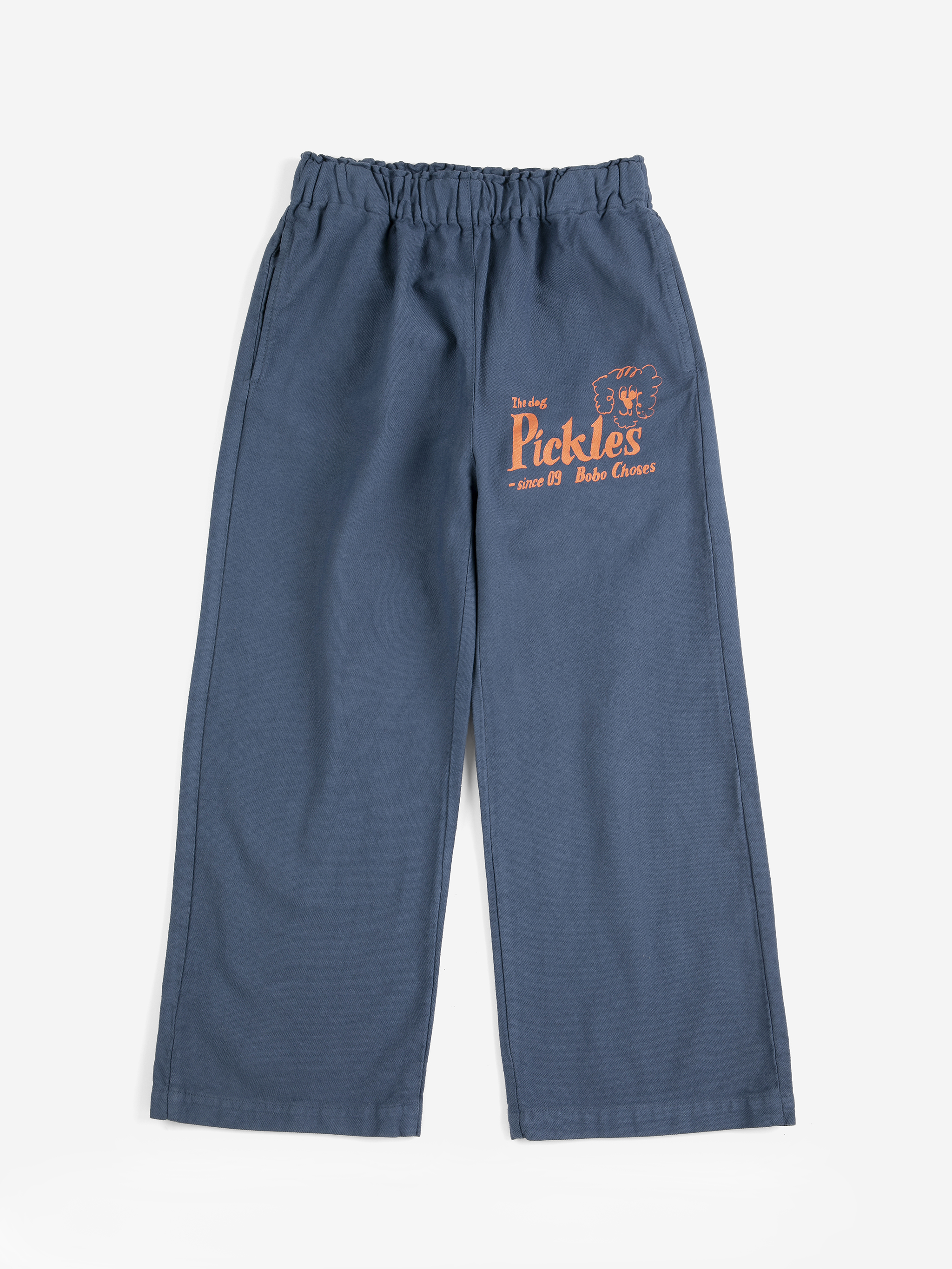 Bobo Choses Kids Broek Pickles The Dog Woven Navy Blue