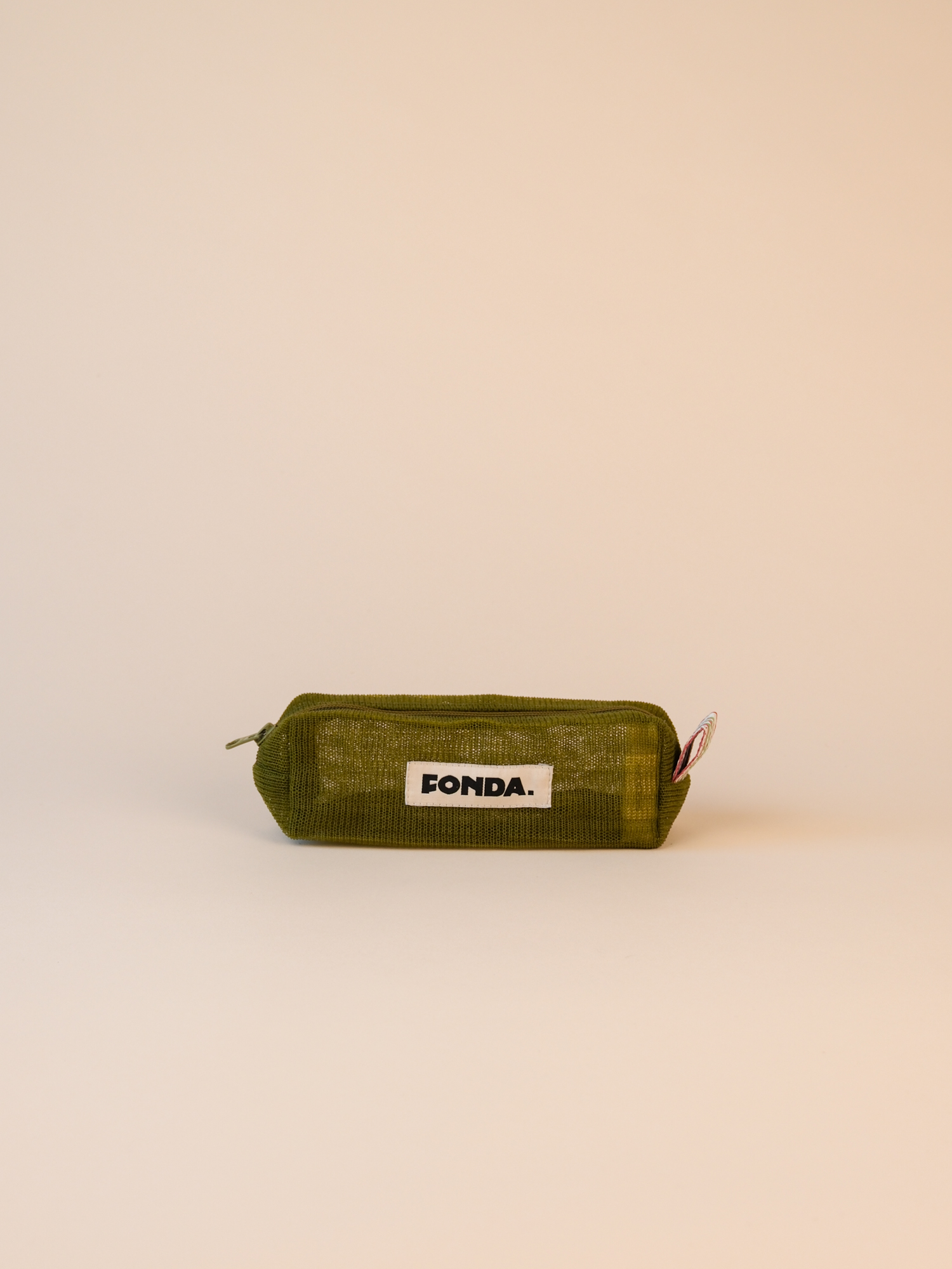 Fonda Etui Klein Tiny Tube Solid Groen 6x20x6 cm