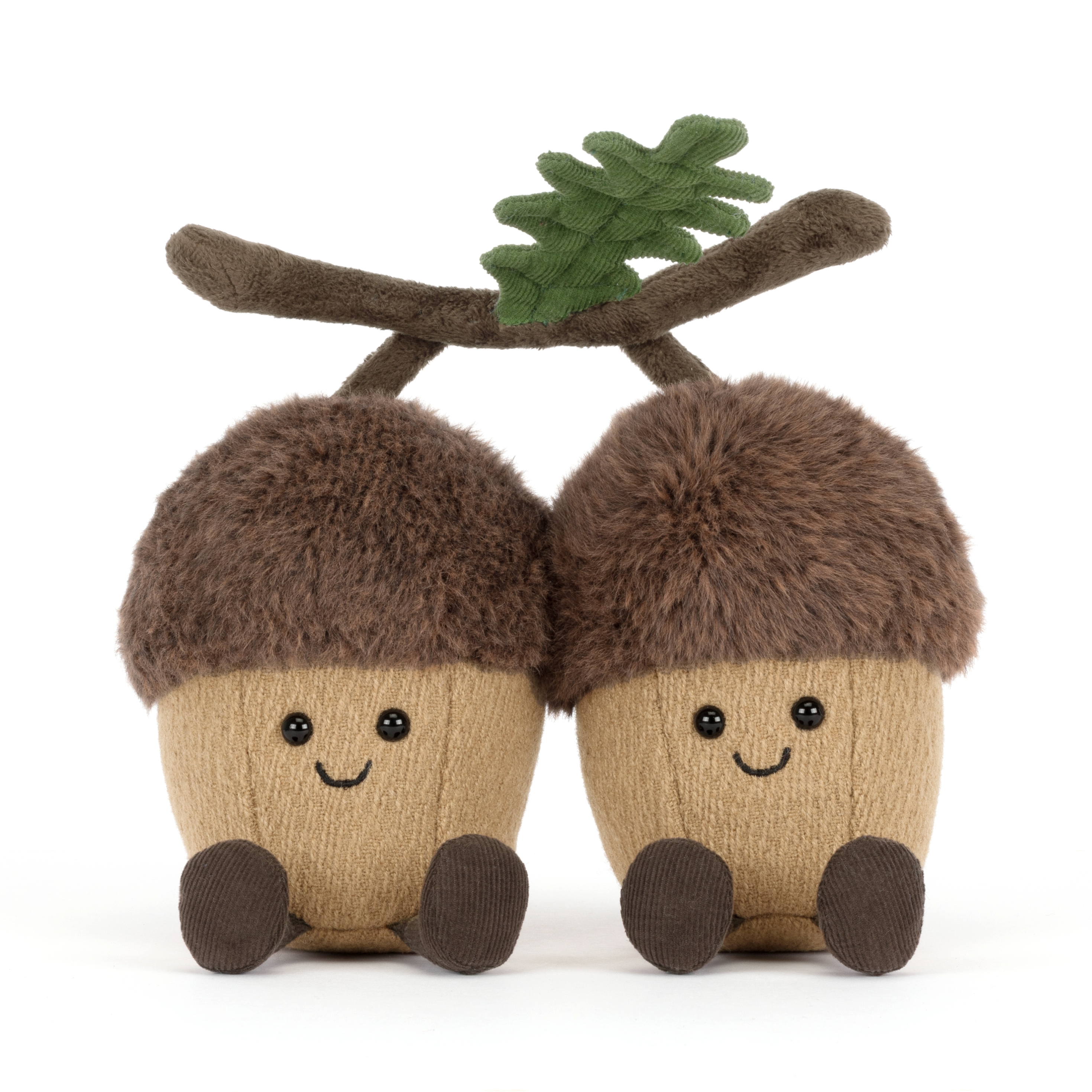 Jellycat Knuffel Amuseables Ort & Tum Acorns 18x6x18 cm