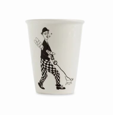 Helen B Beker Sunday In Paris 220ml - Porselein - 8x9.5 cm