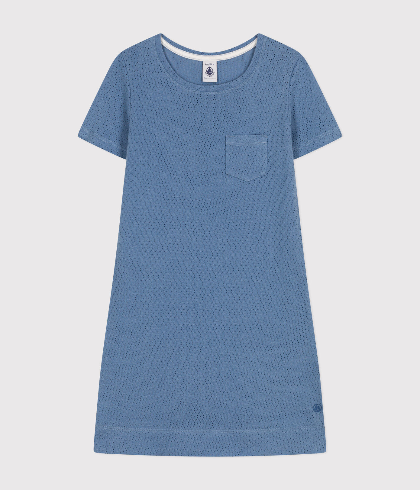 Petit Bateau / slaapkleed / blauw beach