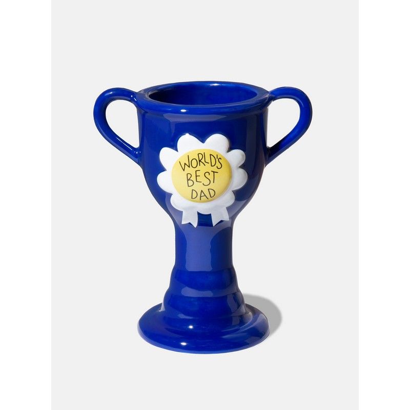 DOIY Vaas Trophy World's Best Dad - 8x7.3x12 cm - Keramiek