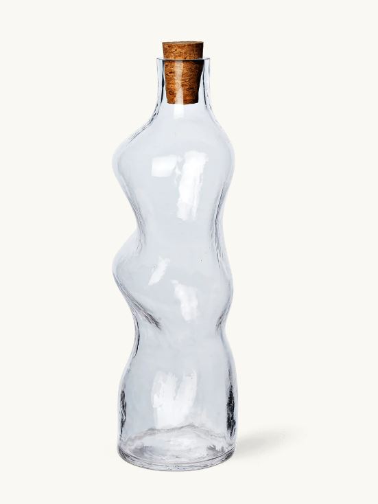 Ferm Living Fles Dimple Clear