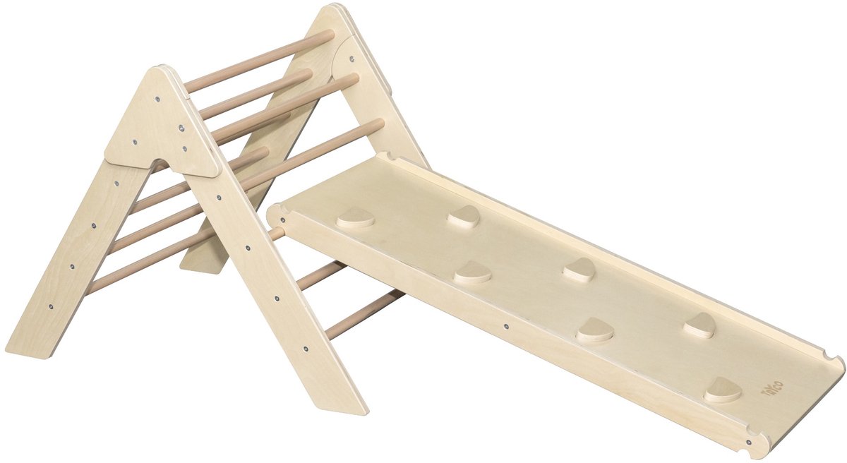 Tryco Klimrek met Glijbaan Triangle Hout