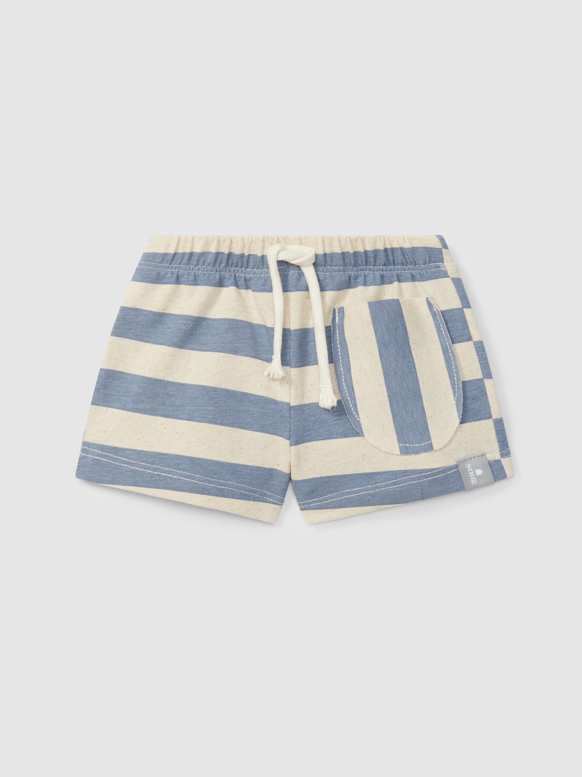 Snug Baby Short Gestreept Indigo