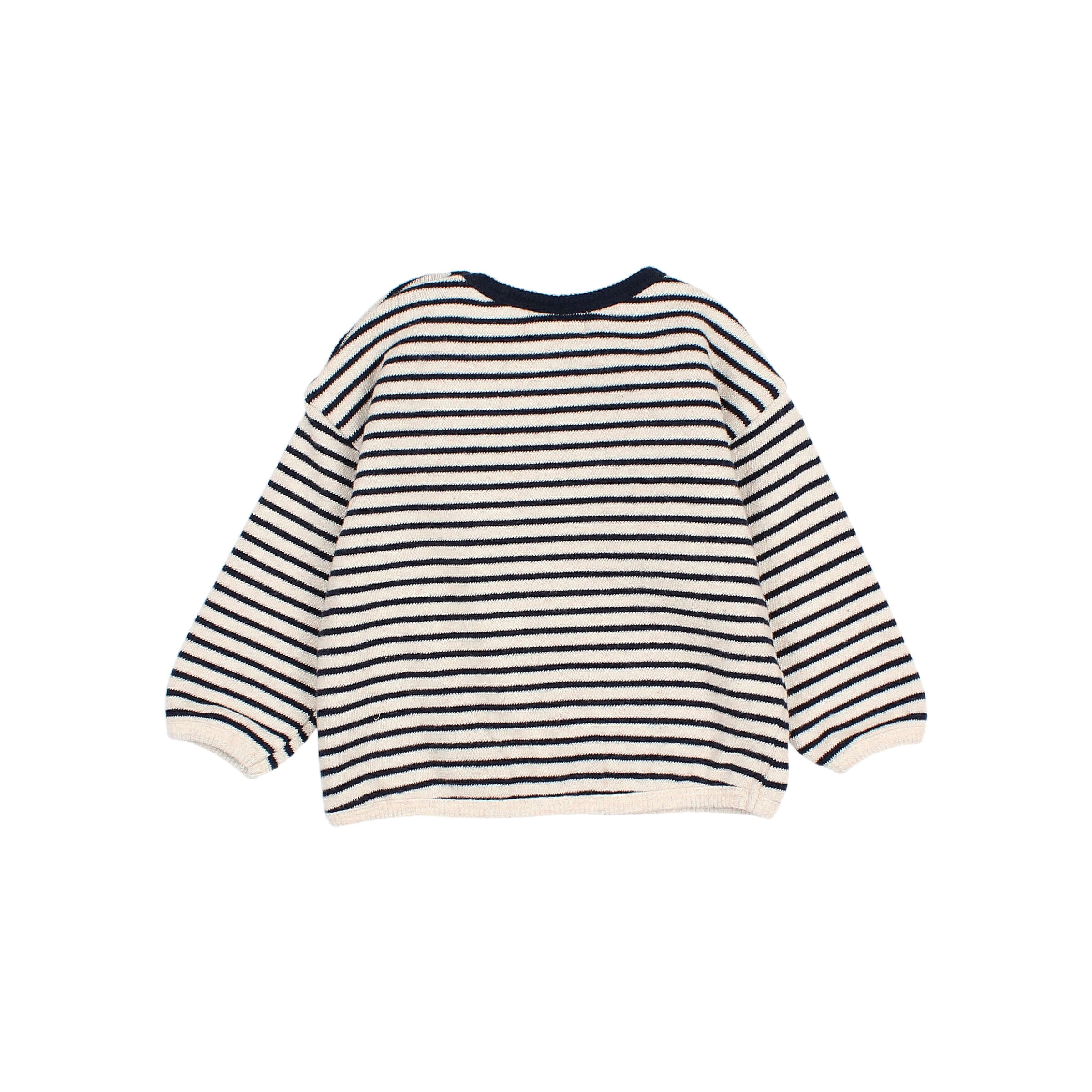 Buho Baby Sweater Soft Stripes Navy