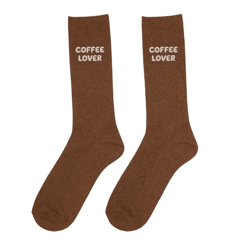Atelier Pistache Damessokken Barista Coffee Lover Glitter - One Size (36-40)