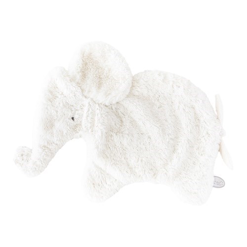Dimpel Doudou Oscar Olifant Wit 42x25 cm