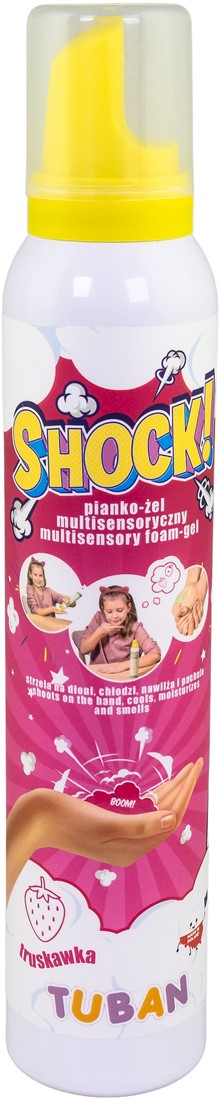 Tuban Shock! Multisensory Foam-Gel Strawberry 200 ml