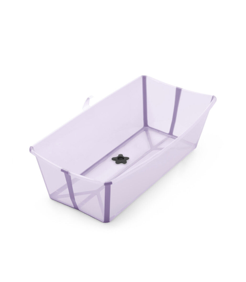 Stokke Flexi Bath Xlarge Transparant Lavender 80x24x40 cm 0-6 jaar - 21-46 kg