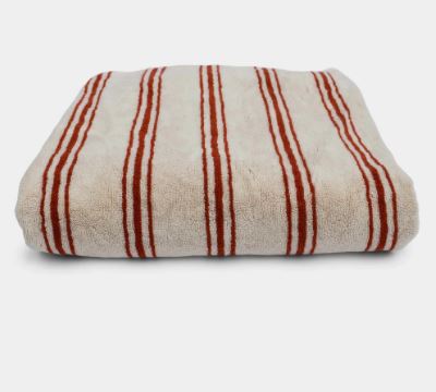 Homehagen / handdoek 100x150 / cinnamon retro stripe