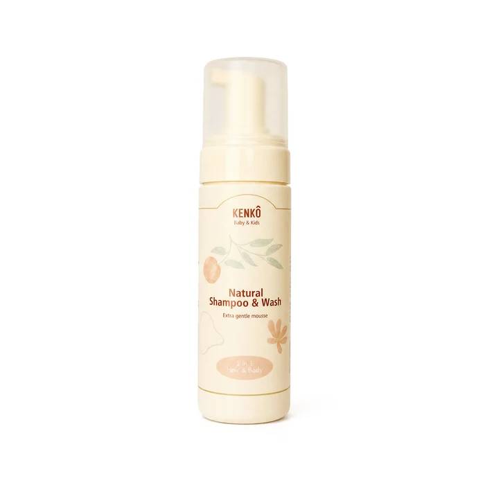 Kenkô Everyday Essentials Shampoo & Wasmousse Natural 150 ml