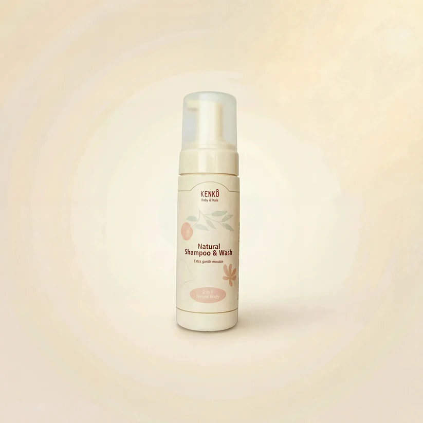 Kenkô Everyday Essentials Shampoo & Wasmousse Natural 150 ml