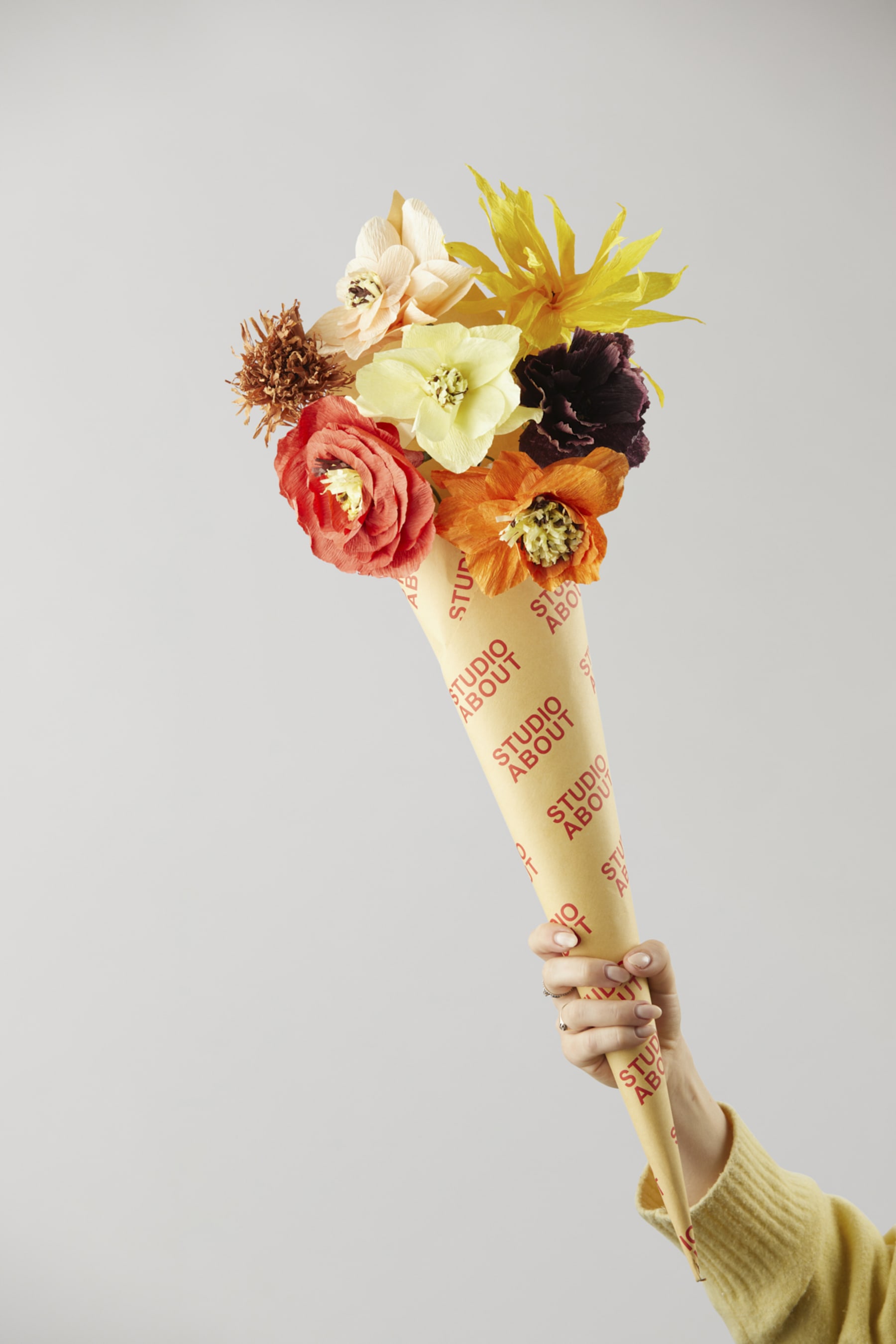 Studio About Boeket Papierbloemen Good Luck -  7 stuks