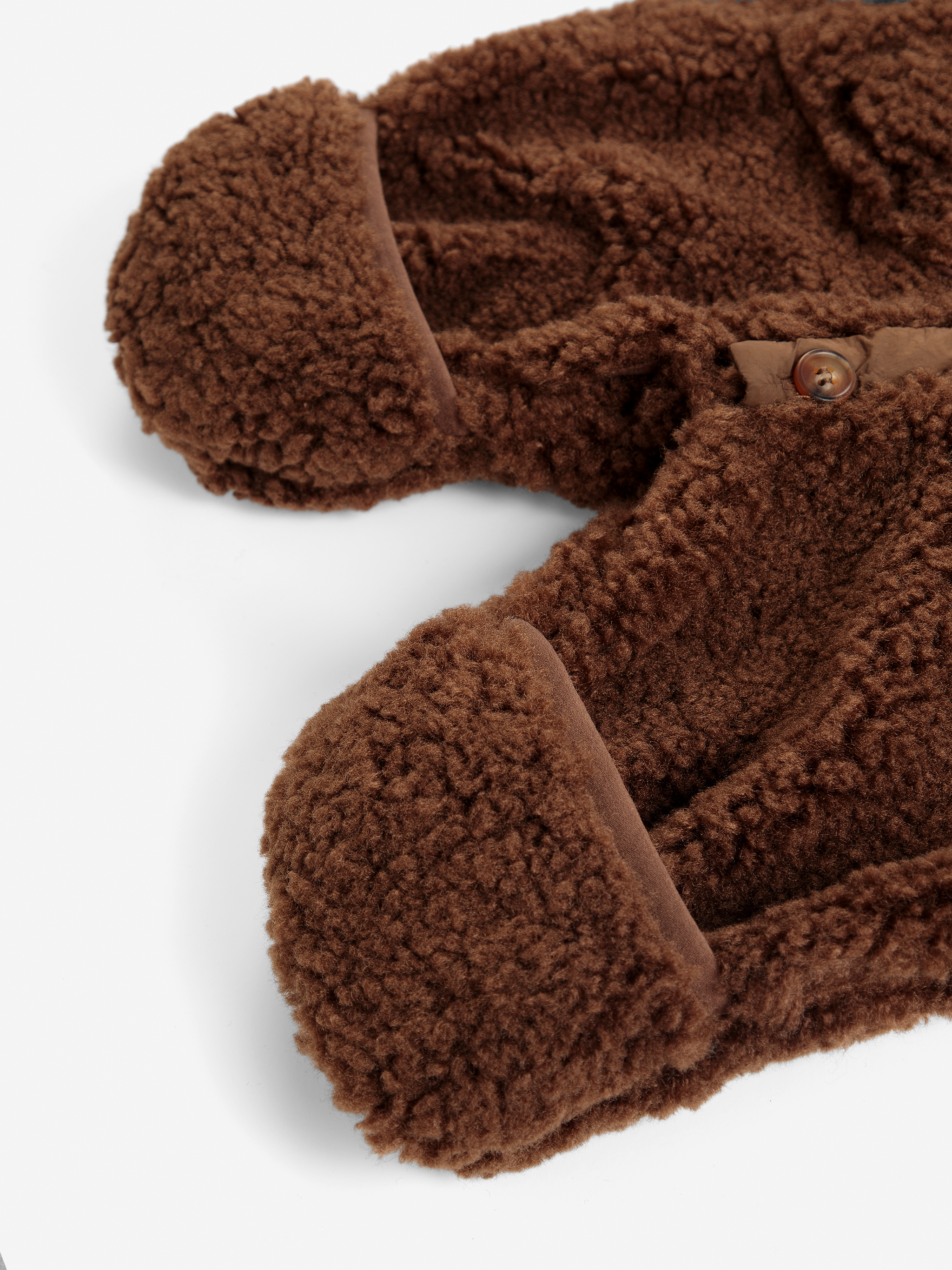 Bobo Choses Baby Onesie Schapenvacht Bruin - 6 maand