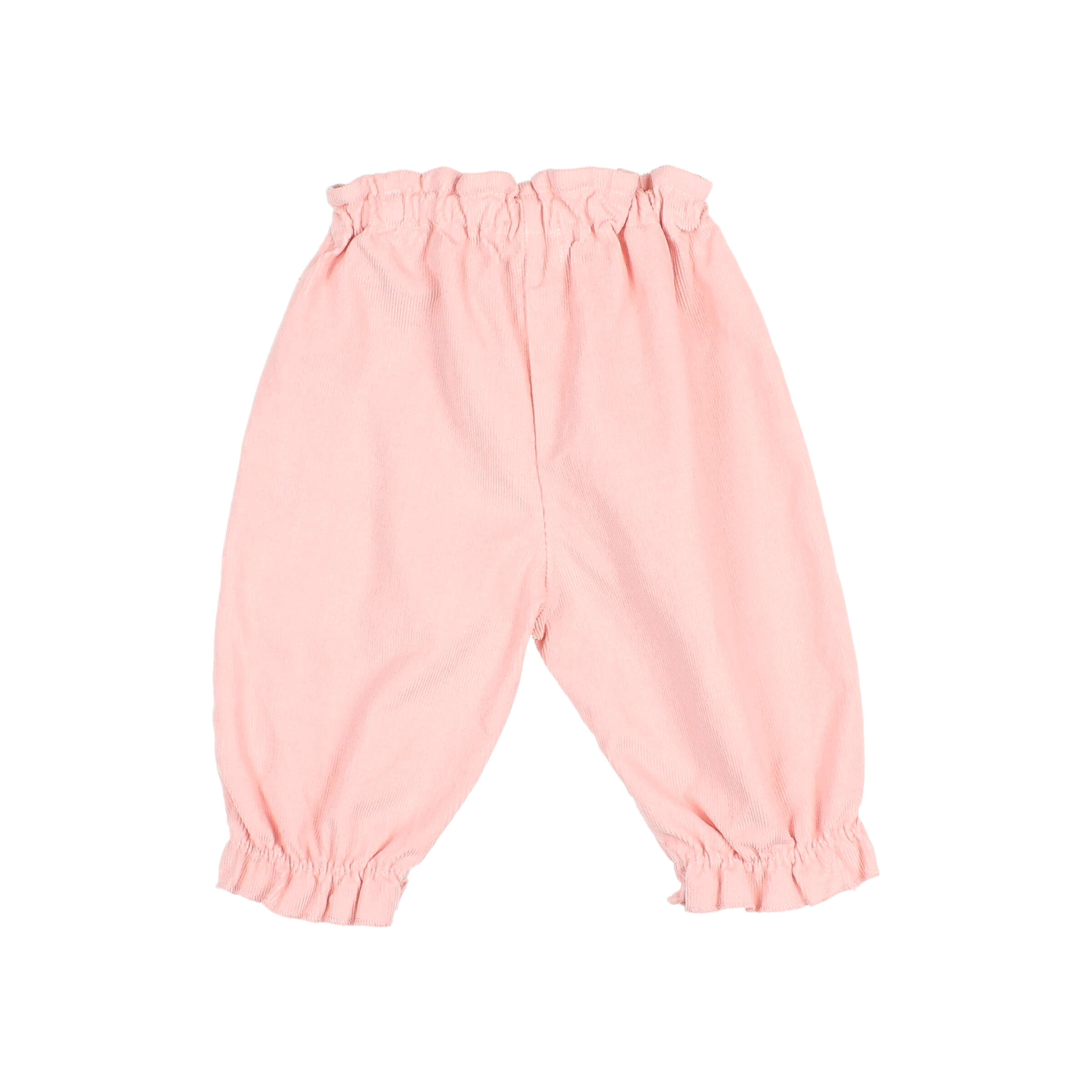 Buho Baby Broek Soft Velours Girly Roze