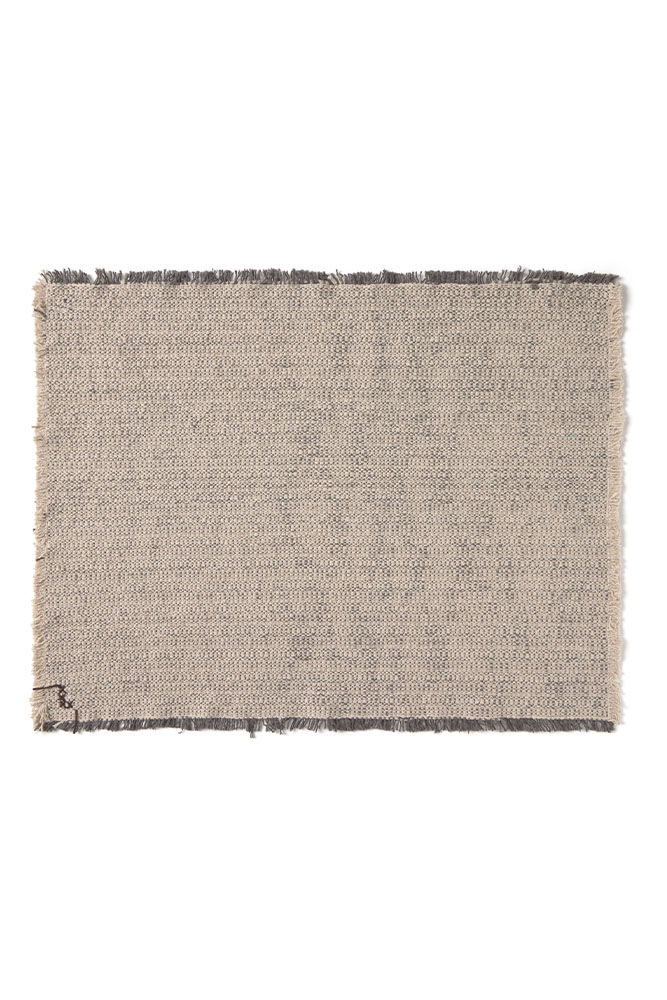 Lorena Canals Placemat Handloom Natural-Donker Grijs 38x50 - 2 stuks