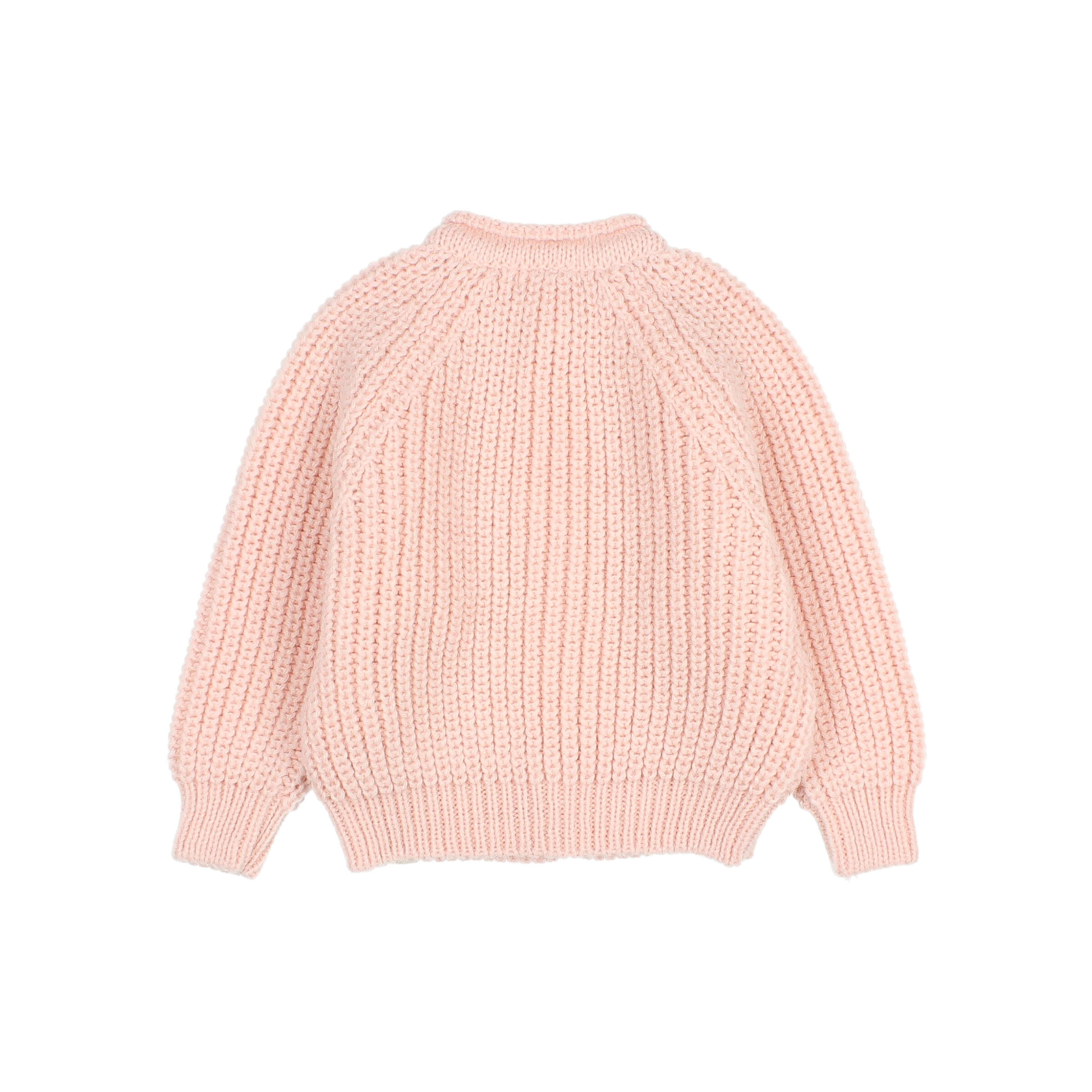 Buho Baby Cardigan Soft Knit Roze