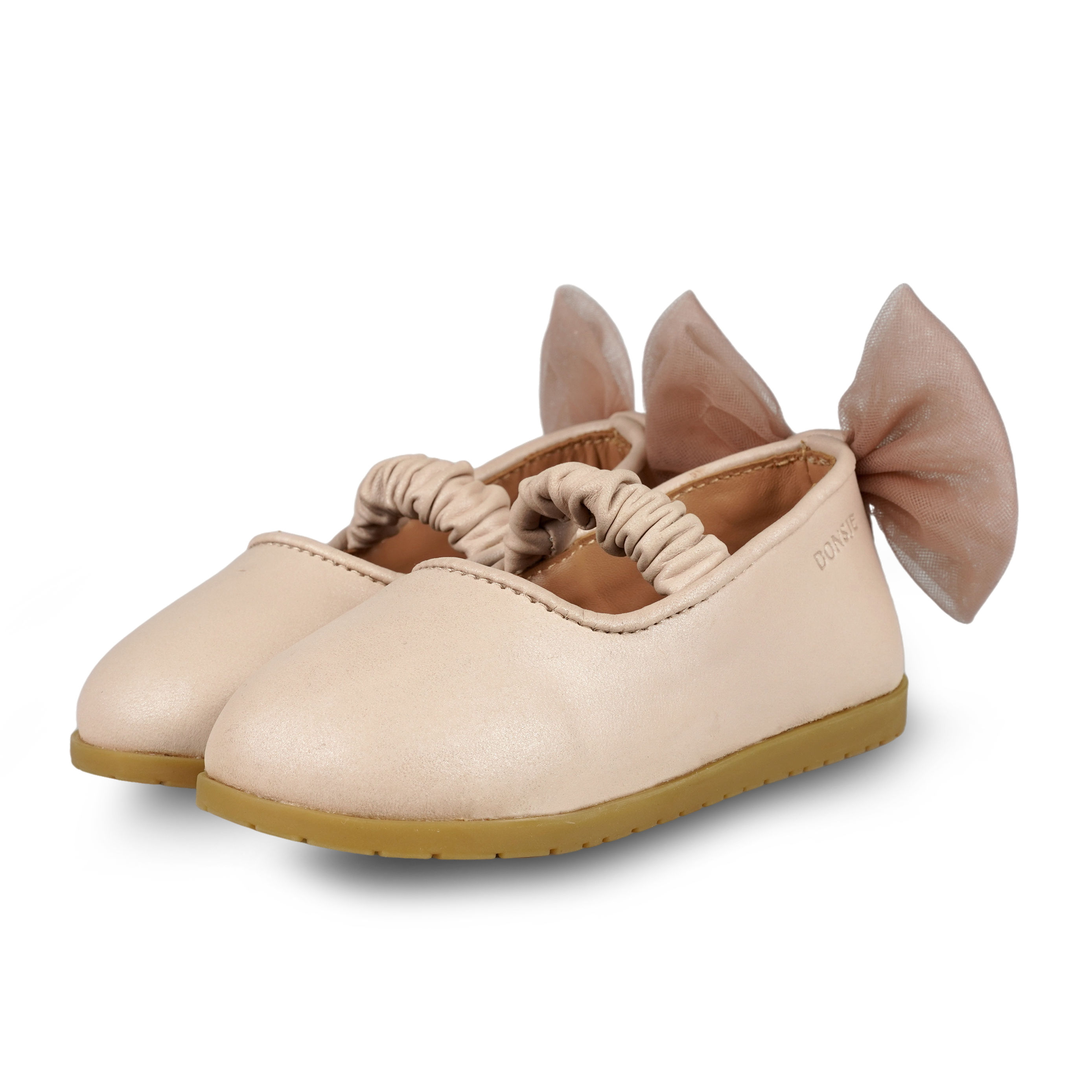 Donsje Schoen Ballerina Taatie Powder Metallic Nubuck