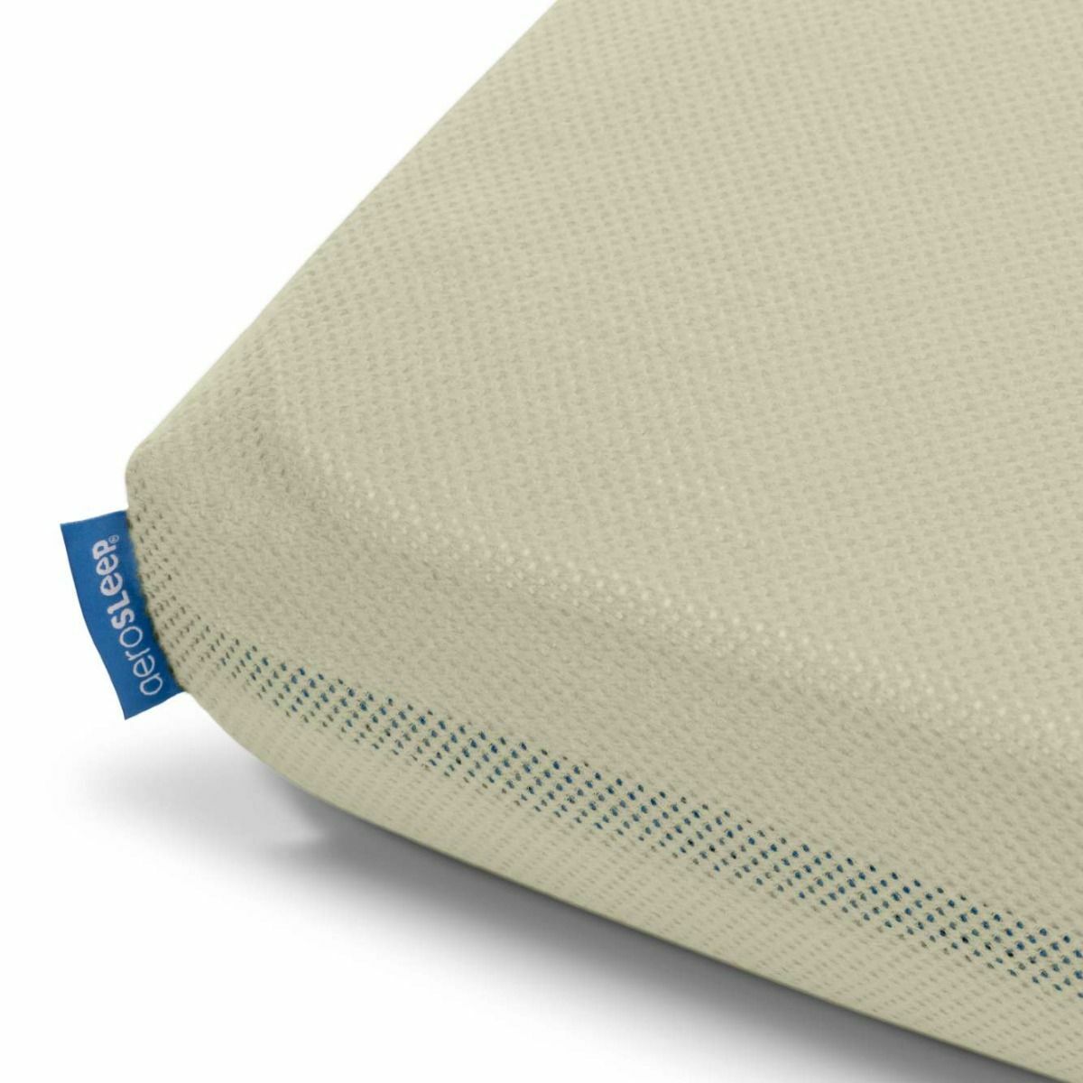 Aerosleep Hoeslaken Speciaal Luchtdoorlatend Olive 140x70 cm