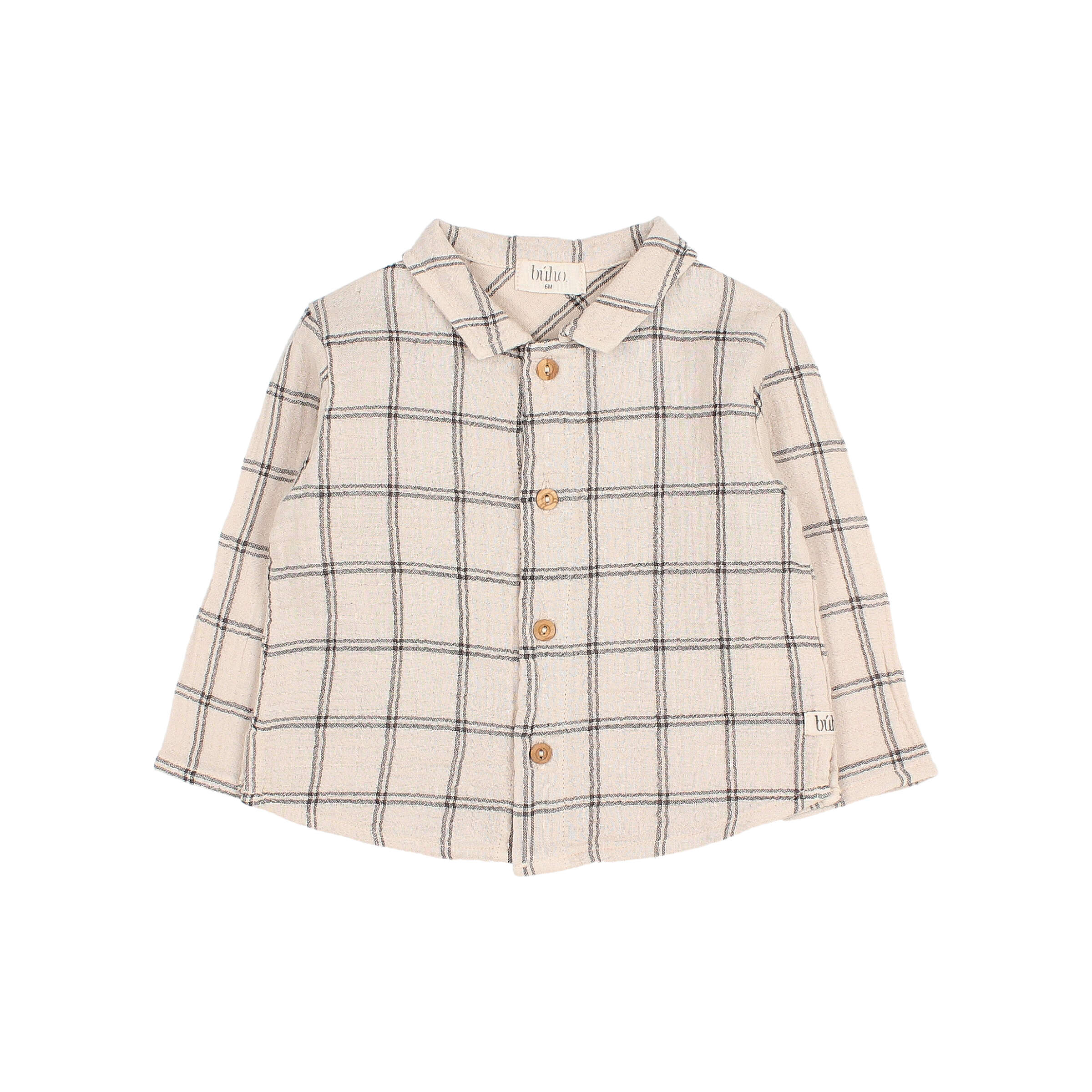 BUHO / baby / mountain shirt / sand - 2 Y