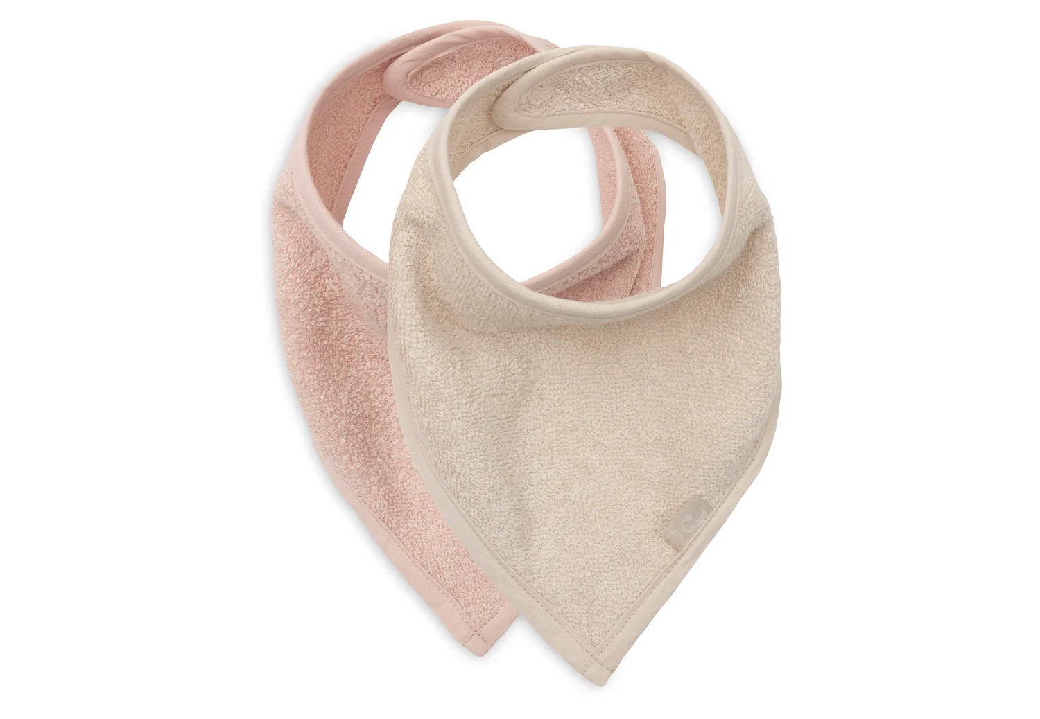 Jollein Slab Bandana Silk Rose-Sand - 2 stuks