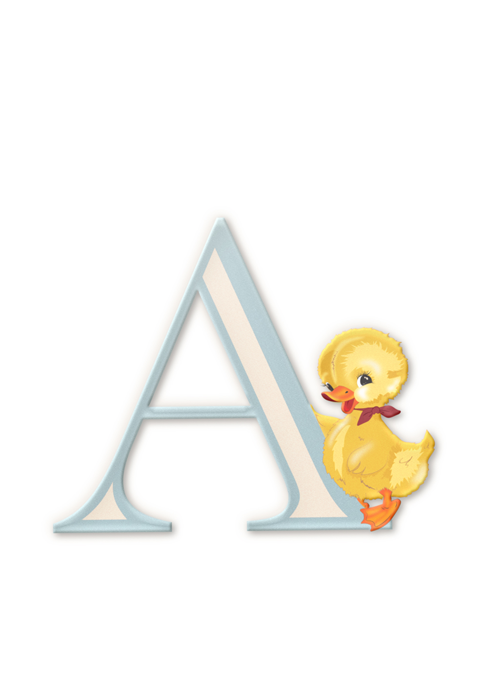 Konges Slojd ABC Deurletters Multi Color