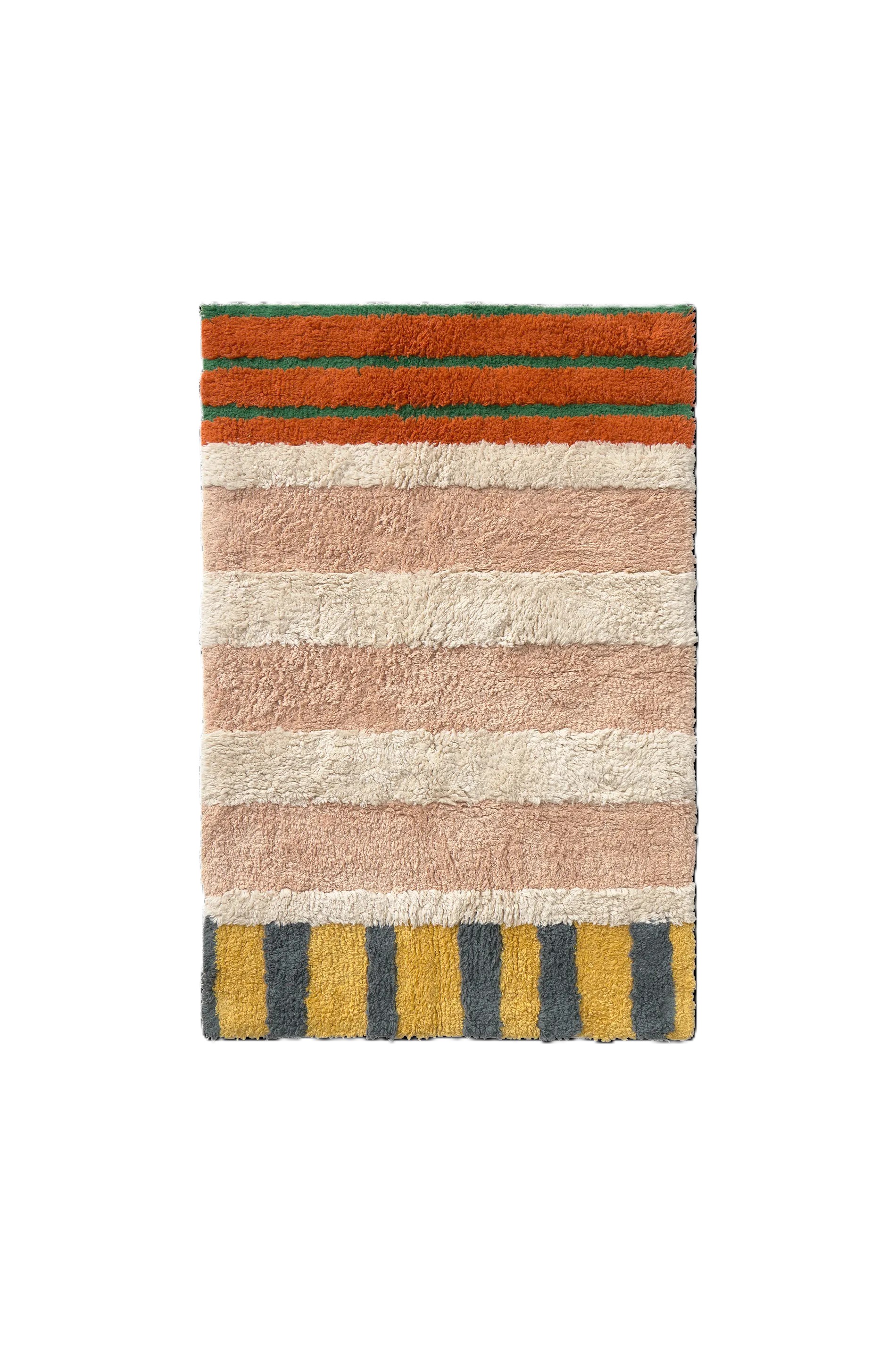 Lorena Canals Badmat Gestreept Color Mix Klei 60x90 cm