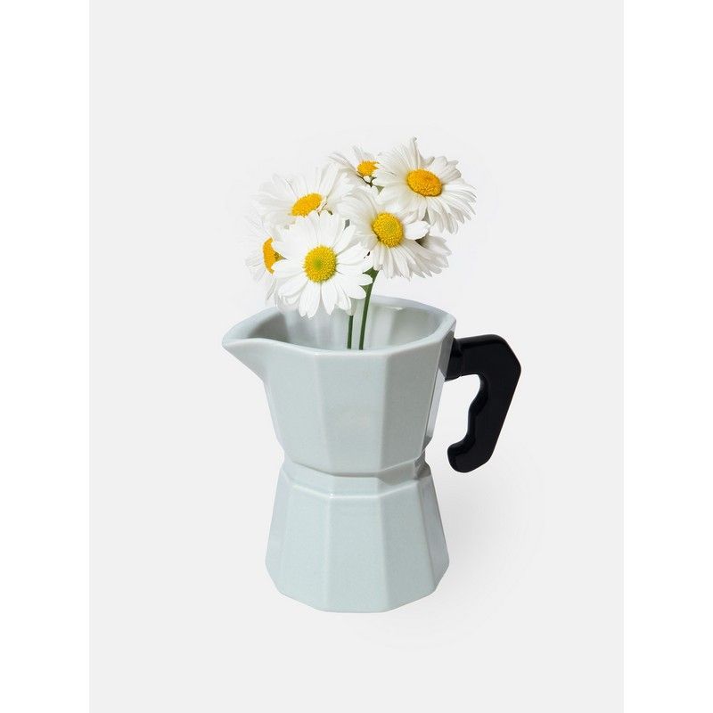 Doiy Vaas Good Morning Moka 12.5x16.5x14 cm - Keramiek