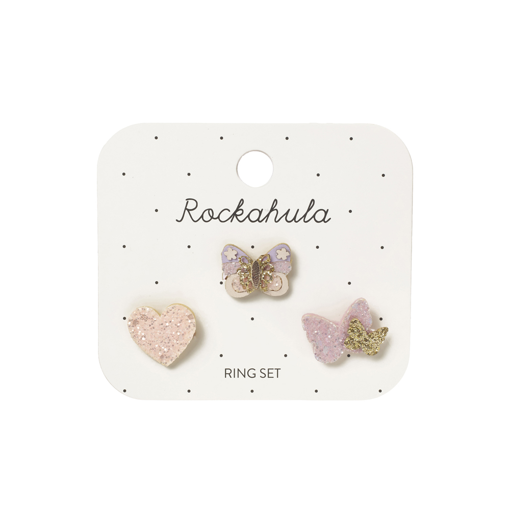 Rockahula Ring Set Fairytale Butterfly - 3 stuks