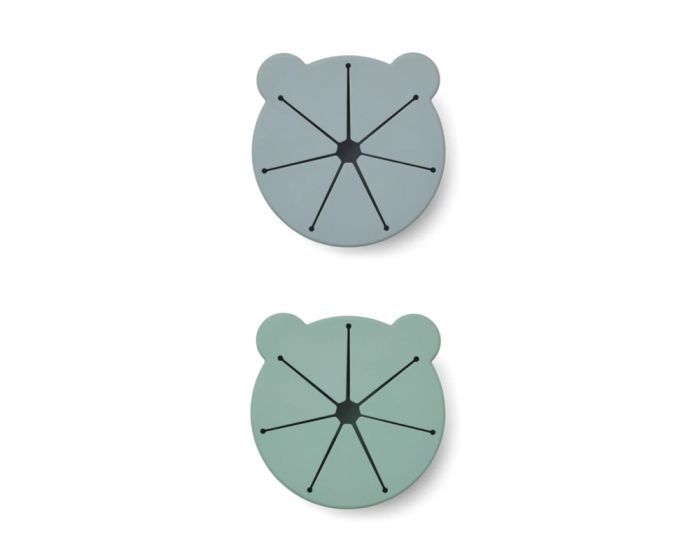 Liewood Snackdoosje Kelly 2 stuks Blue Fog Peppermint