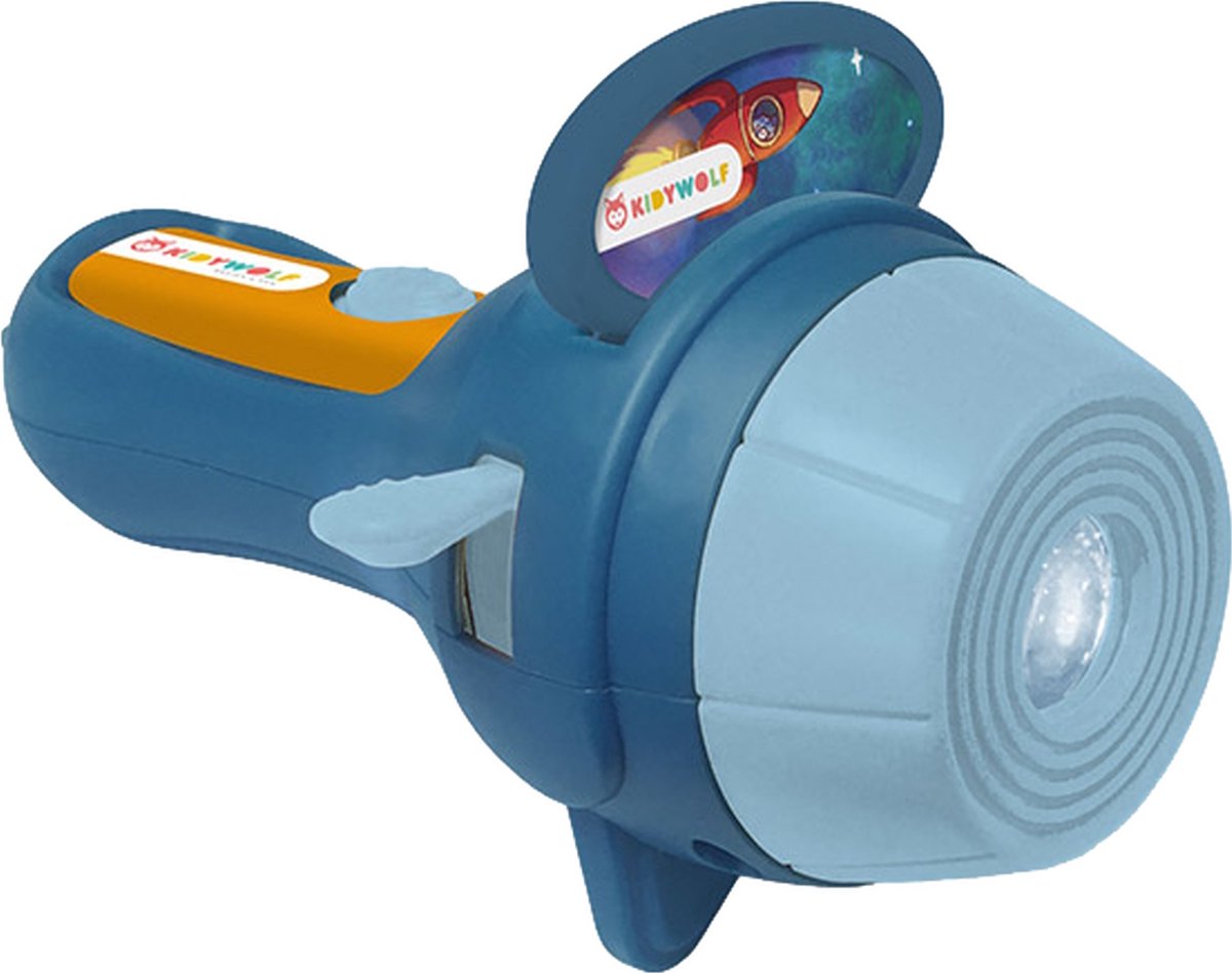 Kidywolf Kidyslide Story Lamp projection  Blauw Adventure