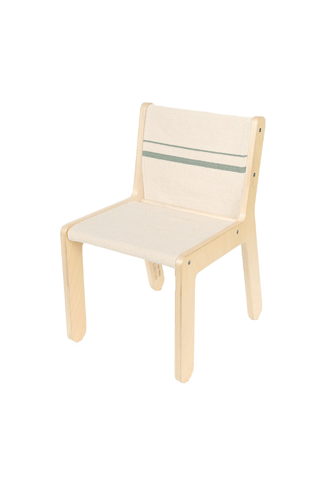 Lorena Canals x Gonzalo Milà Kinderstoel Sillita Vintage Blue 31.6x39.7x52.5 cm