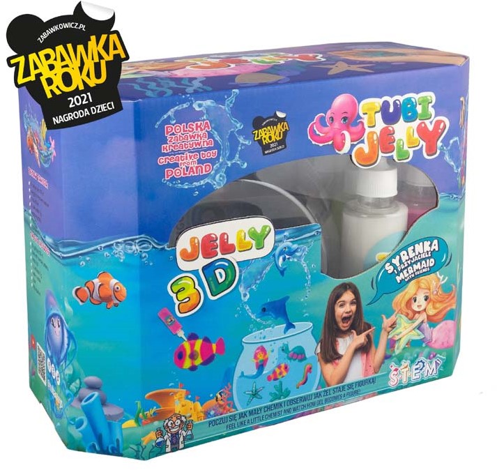 Tuban Tubi Jelly Set  Zeemeermin Aquarium - 8 kleuren