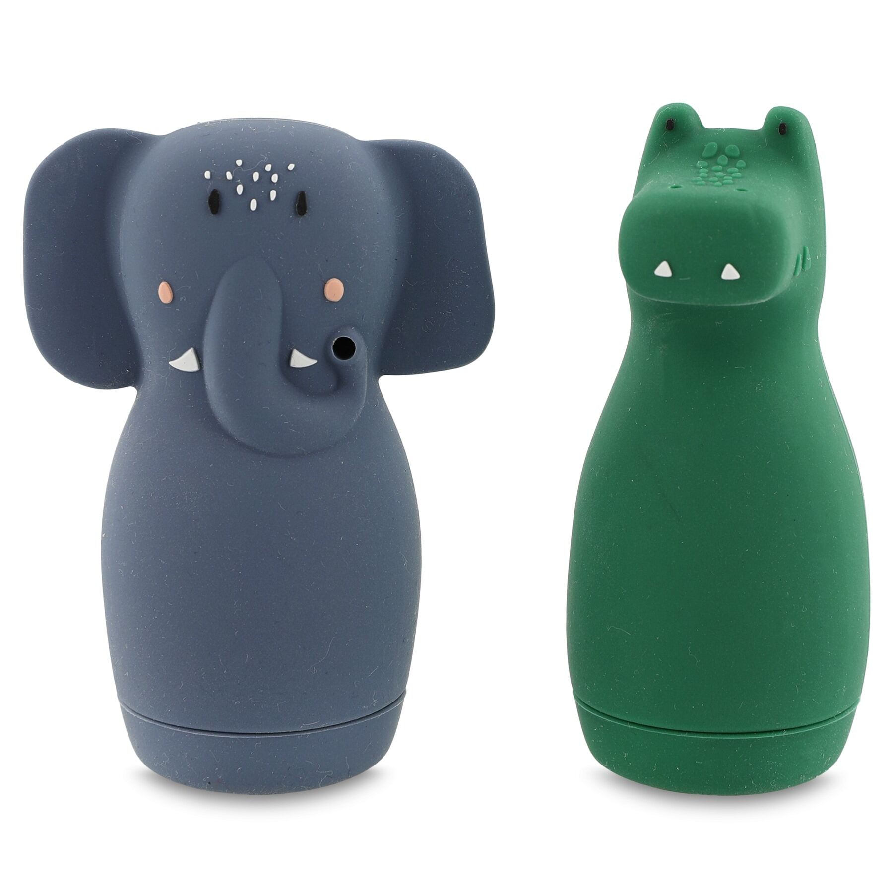 Trixie Badspeelgoed Sproeiende Dieren Silicone Mrs. Elephant & Mr. Crocodile