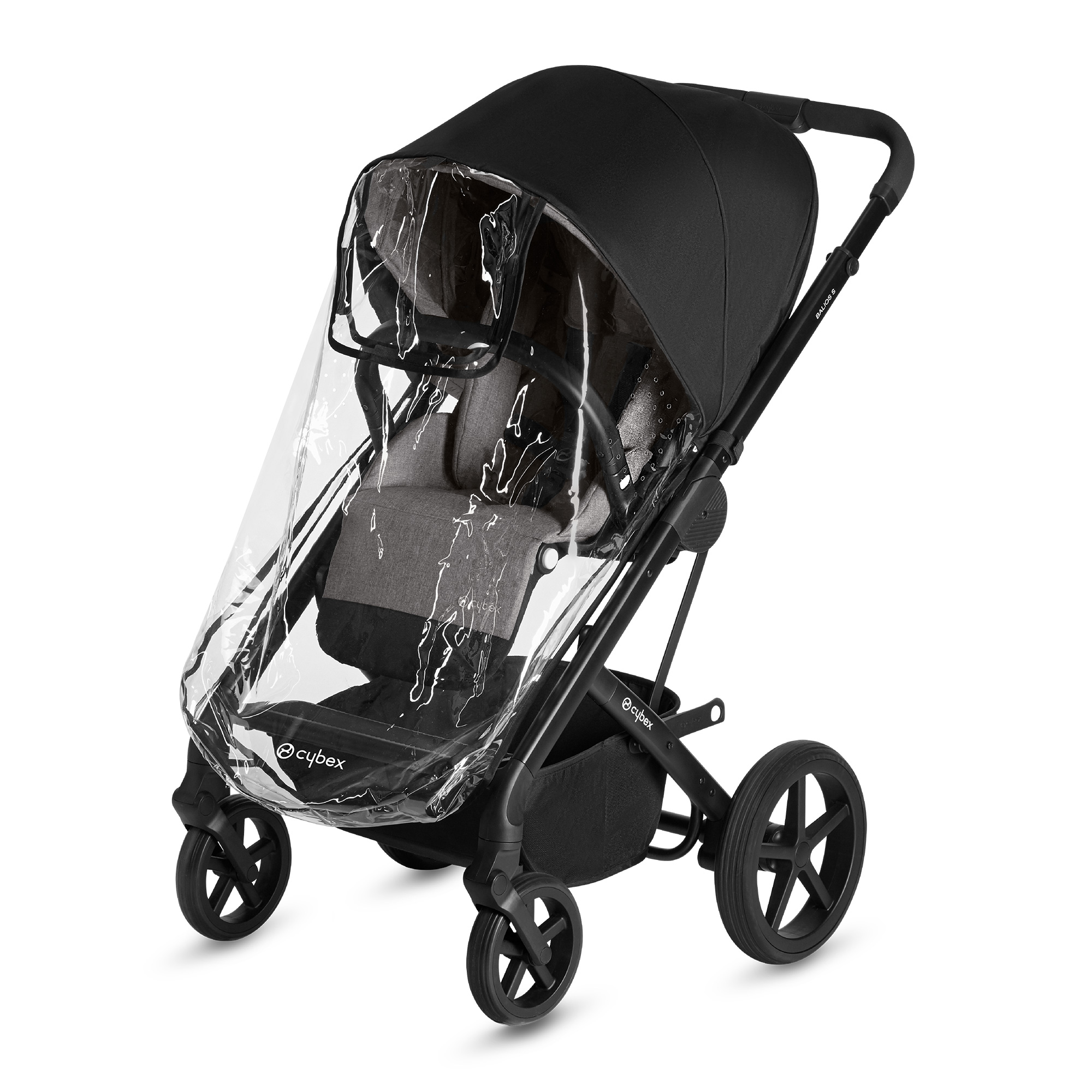 Cybex Regenhoes Wandelwagen Balios S Transparant