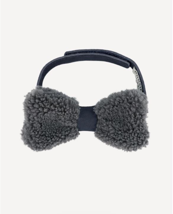 Donsje Strik Curly Faux Fur Antraciet 5-8 jaar