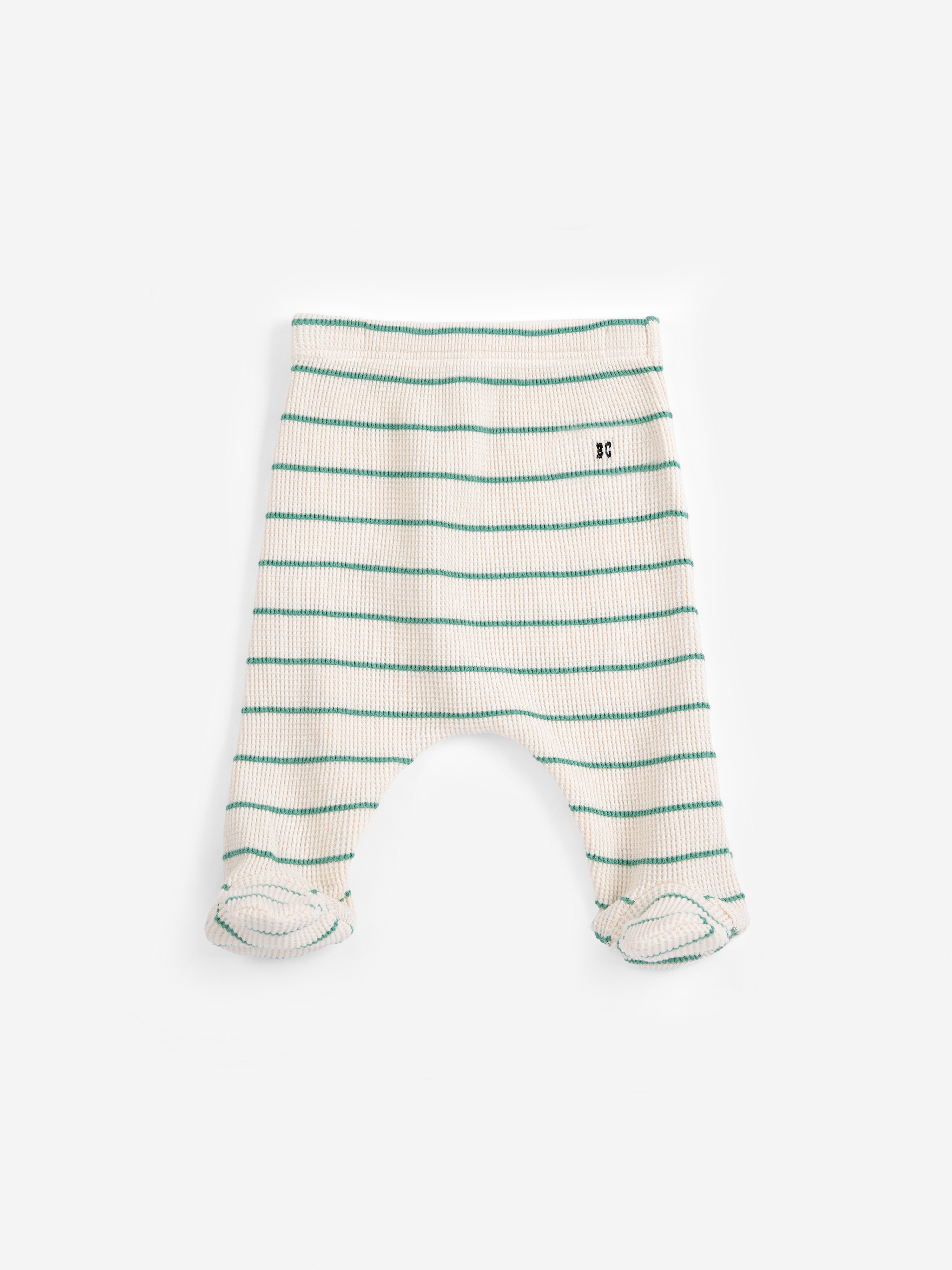 Bobo Choses Baby Legging met Voetjes Gestreept