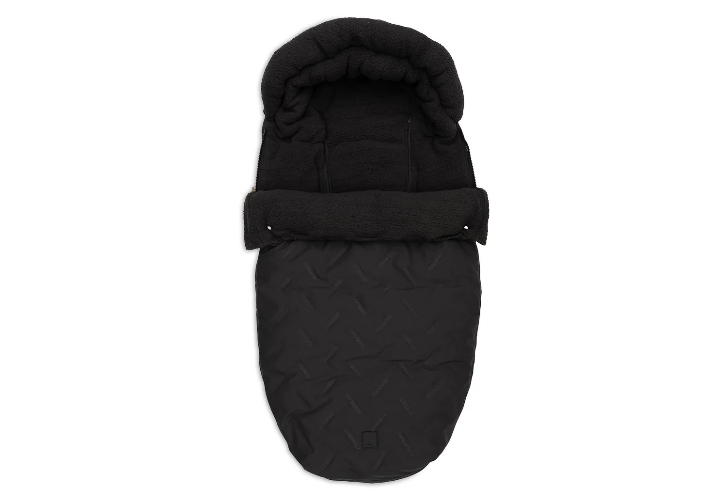 Jollein Voetenzak Buggy-Kinderwagen Embossed Nearly Black
