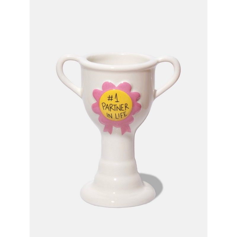 DOIY Vaas Trophy #1 Partner In Life - 8x7.3x12 cm - Keramiek