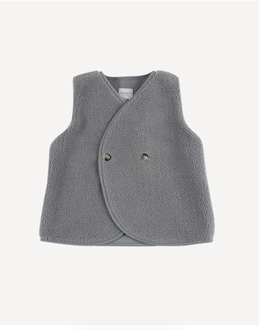 Donsje Gilet Monty Lava Grey