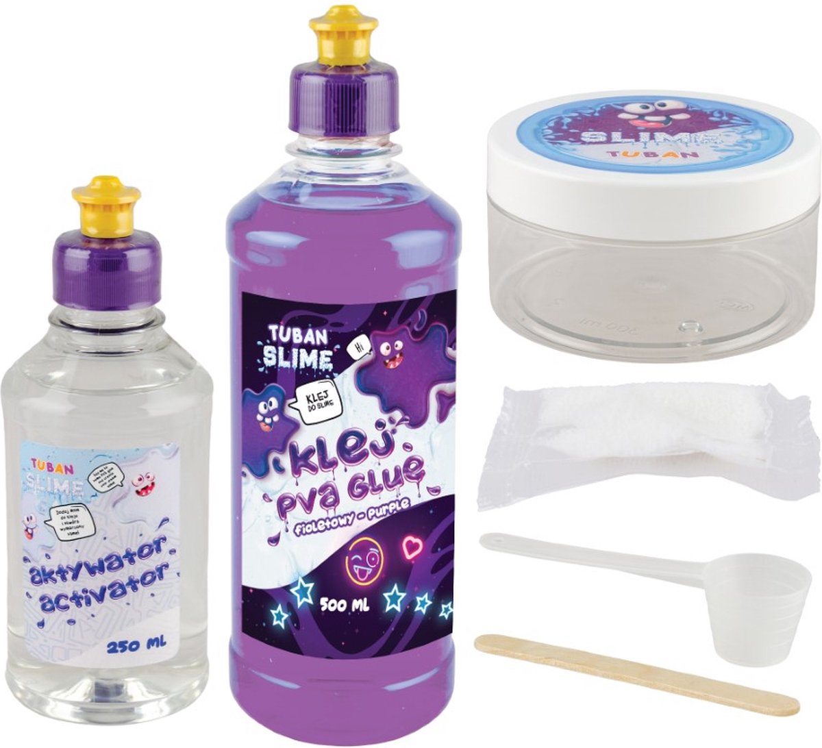 Tuban DIY Set Slijm Glow in The Dark XL