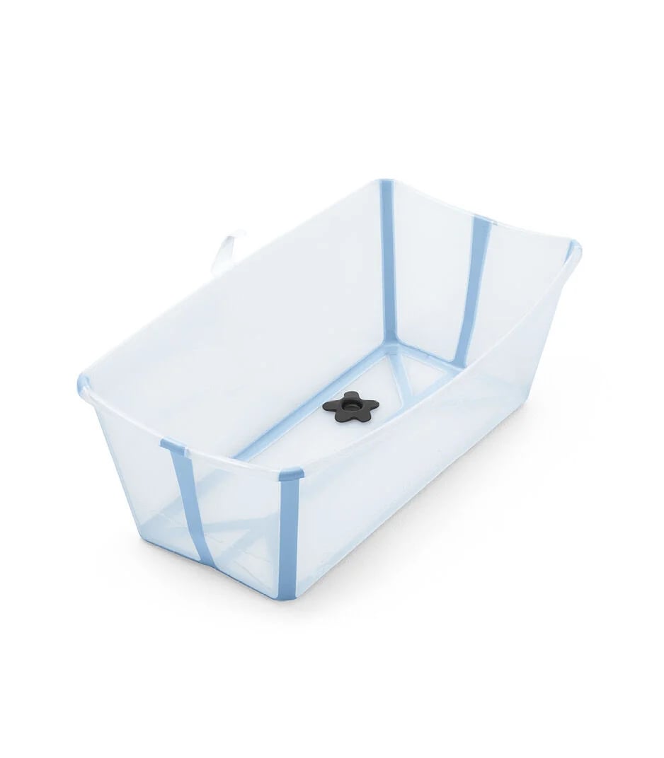Stokke Flexi Bath Transparant Ocean Blue 0-4 jaar 64x24x34 cm
