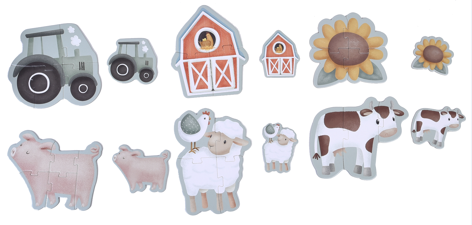 Little Dutch Puzzel Little Farm Boerderij 6in1